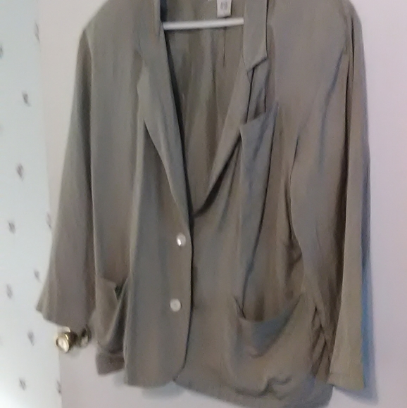 100% silk Blazer and pants set - Picture 1 of 3